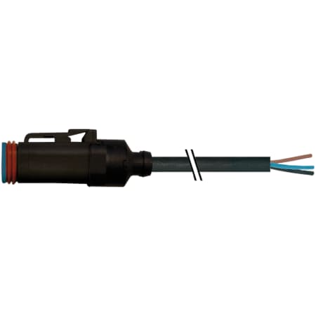 Murrelektronik Valve plug MDC06-4s with cable, PUR 4x0.75 bk UL/CSA+drag chain 7.5m 7072-72161-5690750
